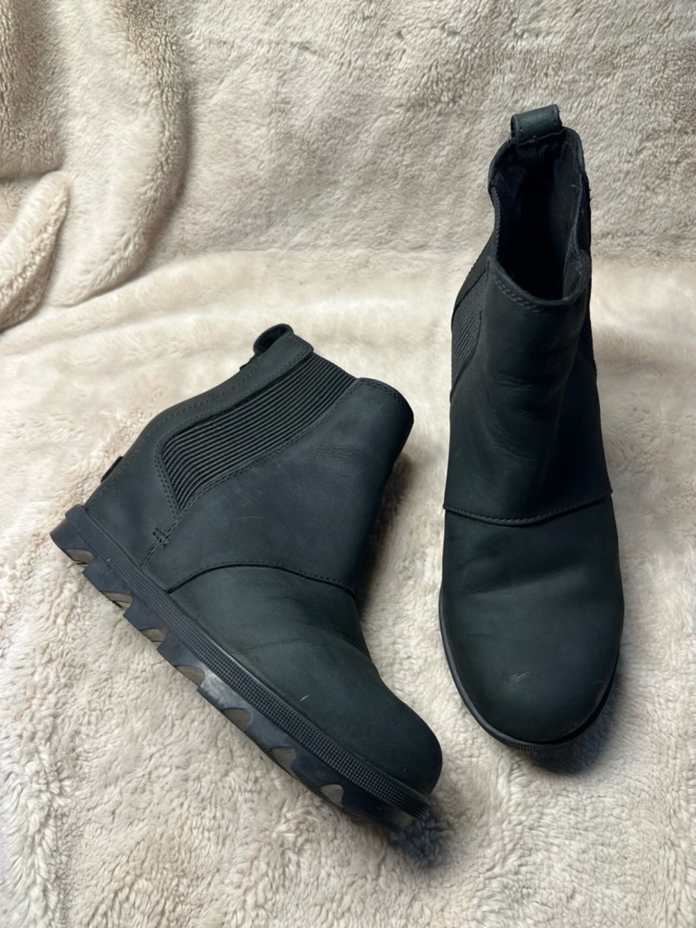 Sorel Women's Joan Rhapsody Chelsea Wedge Boot Size 7